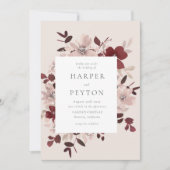 Trouwuitnodiging Tuinliefde Kaart (Voorkant)