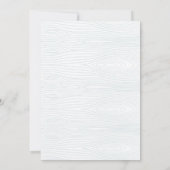 Trouwuitnodiging voor de kapel kaart (Achterkant)