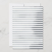 Trouwuitnodiging voor zeilboot aan de kust kaart (Achterkant)