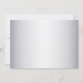 Trouwuitnodiging Witte Zwanen Kaart (Achterkant)