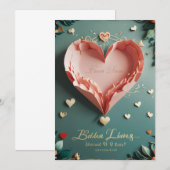 Trouwuitnodigingen & Aankondigingsontwerp Kaart (Voorkant / Achterkant)