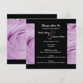 Trouwuitnodigingen - aanpasbaar kaart (Voorkant / Achterkant)