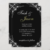 Trouwuitnodigingen Kaart (Voorkant / Achterkant)