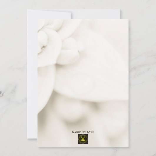 Trouwuitnodigingen Kaart (Achterkant)