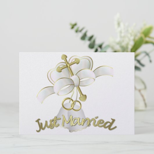 Trouwuitnodigingen Kaart (Staand voorkant)