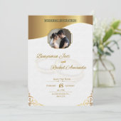 trouwuitnodigingen kaart (Staand voorkant)