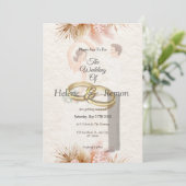 trouwuitnodigingen kaart (Staand voorkant)