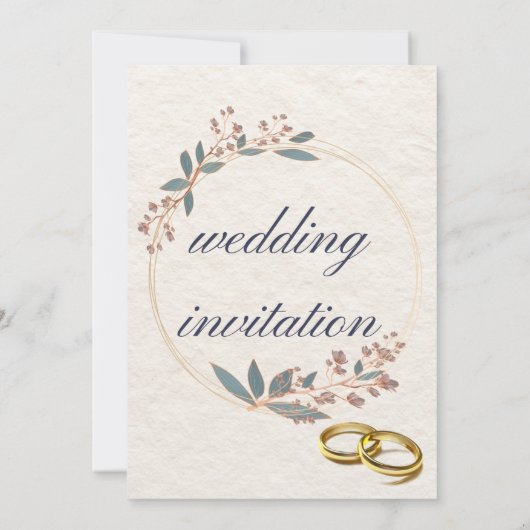 trouwuitnodigingen kaart (Achterkant)