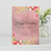 trouwuitnodigingen kaart (Staand voorkant)