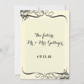 trouwuitnodigingen kaart (Achterkant)