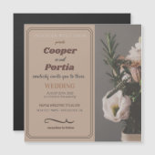 trouwuitnodigingen magnetische uitnodiging (Voorkant / Achterkant)