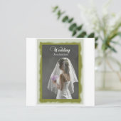 Trouwuitnodigingen Save The Date (Staand voorkant)