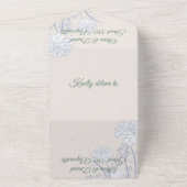 Trouwuitnodigingen - Sla de datum op Foto All In One Uitnodiging (Buitenkant)