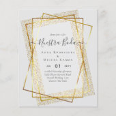 Trouwuitnodigingen, Spaans Huwelijk GOLD Budget Flyer (Voorkant)
