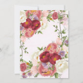 trouwuitnodigingskaart feestdagenkaart (Achterkant)