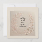 trouwuitnodigingskaart kaart (Achterkant)