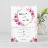 trouwuitnodigingskaart kaart (Staand voorkant)