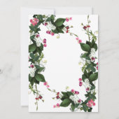 trouwuitnodigingskaart kaart (Achterkant)