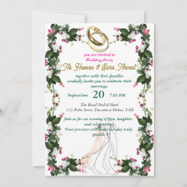 trouwuitnodigingskaart kaart