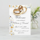 trouwuitnodigingskaarten kaart (Staand voorkant)