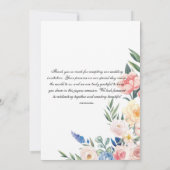 trouwuitnodigingskaarten kaart (Achterkant)