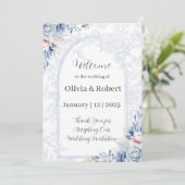 trouwuitnodigingskaarten kaart (Staand voorkant)