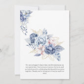 trouwuitnodigingskaarten kaart (Achterkant)