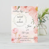 trouwuitnodigingskaarten kaart (Staand voorkant)