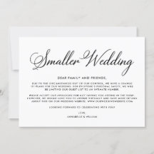 Trouwupdate | Kleinere bruiloft