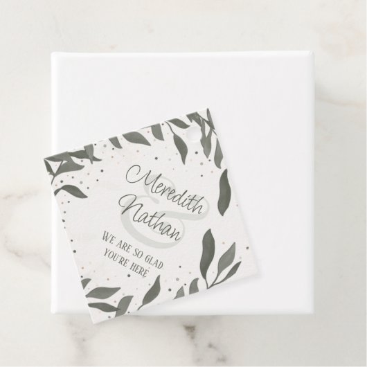 Trouwverloven Eenvoudig Modern Trendsettend Inspir Bedankjes Labels (In situ)