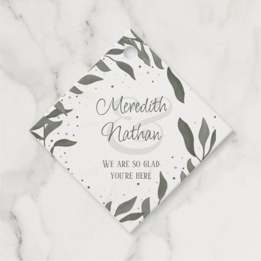 Trouwverloven Eenvoudig Modern Trendsettend Inspir Bedankjes Labels (Voorkant)