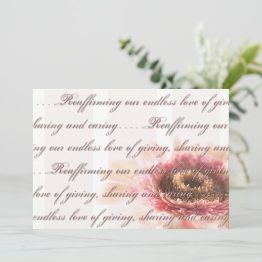 trouwvernieuwing aardbei gerber textuur front si kaart (Staand voorkant)