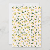 Trouwvernieuwingsjubileum Huwelijk Roze Citroenen Kaart (Achterkant)