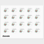Trouwverpakkingssticker Ronde Sticker (Vel)