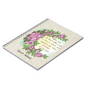 Trouwvers trouwnotitieboek notitieboek (Linkerzijde)