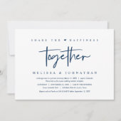 Trouwvlucht, deel geluk met elkaar Uitnodiging (Voorkant)