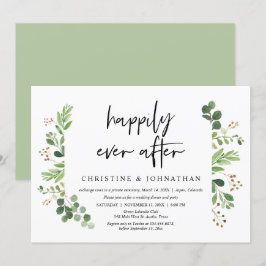 Trouwvlucht, Dinertje 'Happily ever after' Kaart