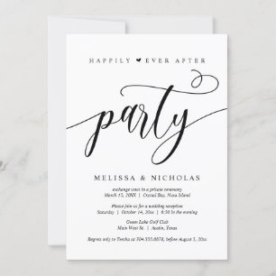 Trouwvlucht, feest voor altijd kaart
