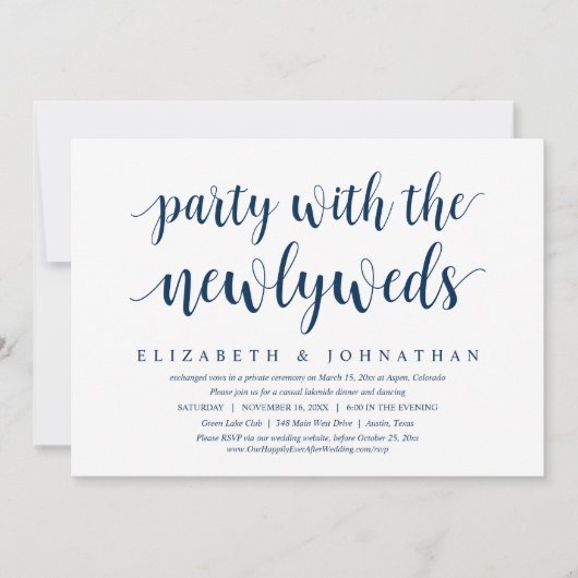 Trouwvlucht, 'Happily Ever After Celebration'  Kaart (Voorkant)