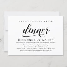 Trouwvlucht, Happily Ever After-diner