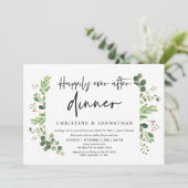 Trouwvlucht, Happily Ever After diner uitnodiging (Staand voorkant)