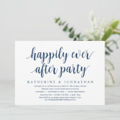 Trouwvlucht, Happily Ever After-dinerfeest Kaart (Staand voorkant)