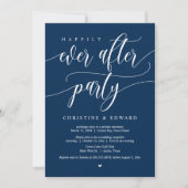 Trouwvlucht, Happily Ever After-feest Kaart (Voorkant)