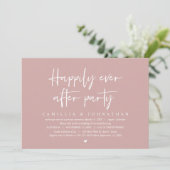 Trouwvlucht, Happily Ever After-feest Kaart (Staand voorkant)