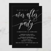 Trouwvlucht, Happily Ever After-feest Kaart (Voorkant / Achterkant)