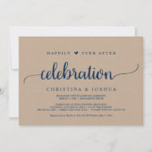 Trouwvlucht, 'Happily Ever After'-feest  Kaart (Voorkant)