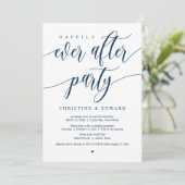 Trouwvlucht, Happily Ever After Feest Kaart (Staand voorkant)