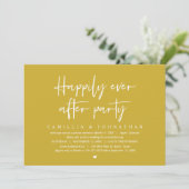 Trouwvlucht, Happily Ever After-feest Kaart (Staand voorkant)