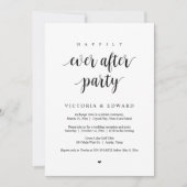 Trouwvlucht, Happily Ever After-feest Kaart (Voorkant)