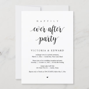 Trouwvlucht, Happily Ever After-feest Kaart